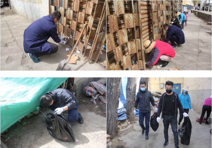 中共青海省第三建筑工程有限公司支部委員會開展“黨旗領(lǐng)航，愛衛(wèi)同行”主題黨日活動